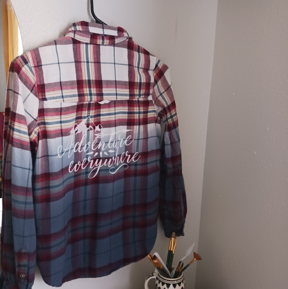 Plaif Flannel botton down shirt- Forever 21